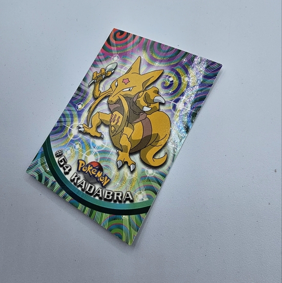 Pokemon 1999 TOPPS Kadabra #64 Blue Logo TV Animation Edition Card - Picture 2 of 4